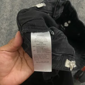 Madewell Black Jean Shorts thumbnail 8