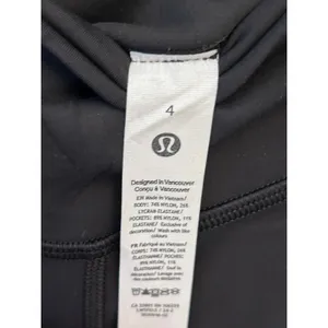 Lululemon Wunder Under SmoothCover High-Rise Tight 25" Size 4 Black NWT thumbnail 9