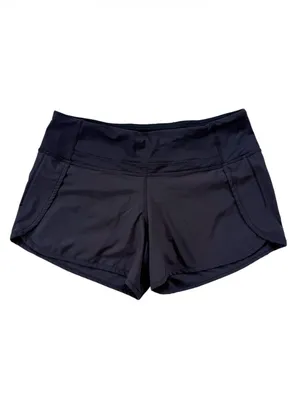 lululemon Run Times Short II Size 6 - Black thumbnail 2