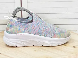 Skechers Relaxed Fit D’Lux Walker Knit Sneakers Rainbow Women 8.5 Slip On thumbnail 1