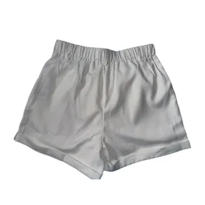 Lavender Lace White Boutique High Waisted Pleated Shorts Gold Button‎ Cuffed L thumbnail 2