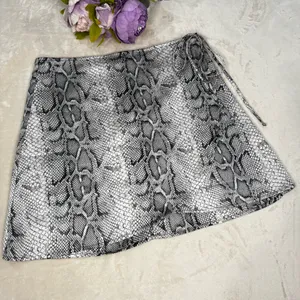 Altard State Black and White Snake Print Skirt thumbnail 3
