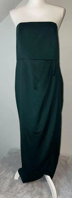 Women’s Party Gown Dark Green US 14 UK 18 thumbnail 1