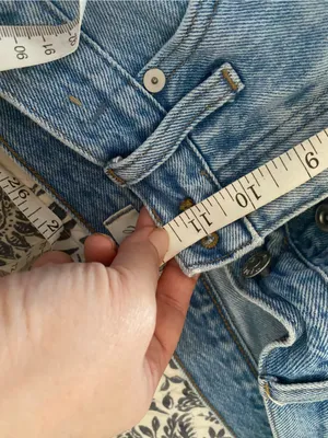 Madewell Relaxed Denim Medium Wash Cutoff Jean Shorts Button Fly 29 Basic boho thumbnail 9