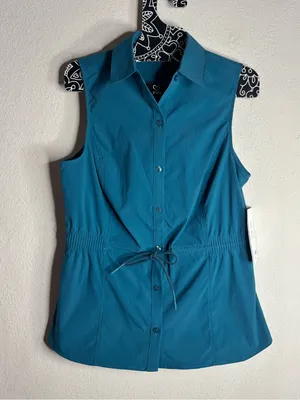 Athleta Poplin Levitate Tank size small thumbnail 1