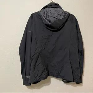 Columbia Black Fleece Lined Omni Tech Hooded Jacket Coat Womens L Fall Warm thumbnail 11