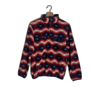 Patagonia Pullover Womens Synchilla Snap-T Wild Desert Aztec Pattern Size S thumbnail 3