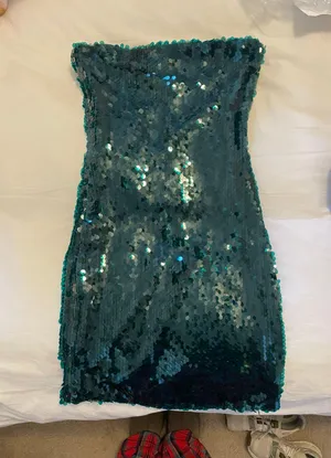 Runway The Label Shiba Mini Dress - Emerald thumbnail 6