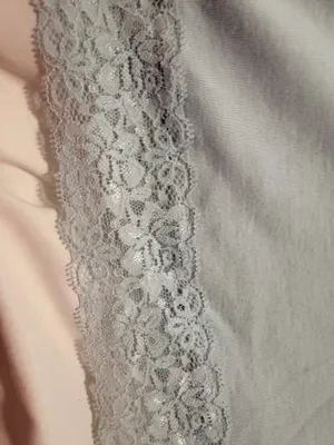 Hippie Rose Toplight blue with lace on bottom size xl thumbnail 2