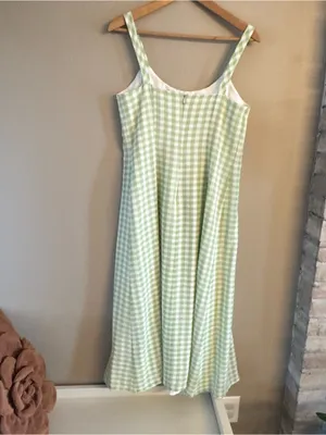 JOSEPH RIBKOFF‎ Vintage Gingham Midi Dress thumbnail 4