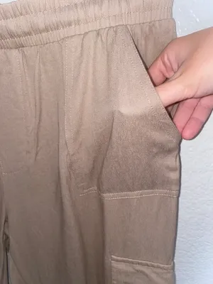 Loose Cargo Jogger Pant Tan Size L thumbnail 3