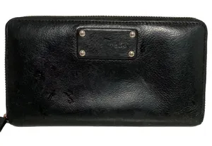 KATE SPADE Berkshire Black Leather Zip Around Wallet thumbnail 1