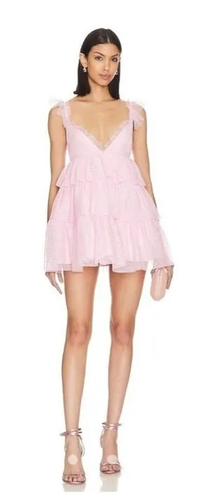 revolve pink tulle mini dress #minidress #revolve thumbnail 1