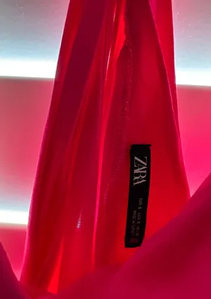 Pink satin  top thumbnail 3
