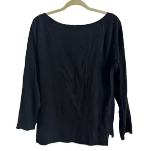 PINK by Victoria’s Secret Black and White Long Sleeve Shirt Size Medium thumbnail 3