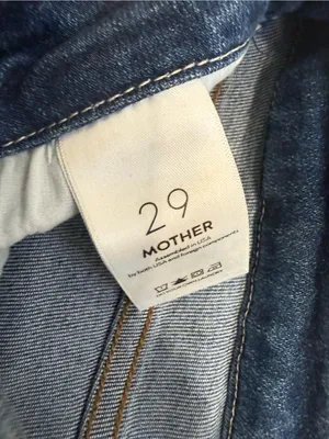 MOTHER The Looker Ankle Fray Skinny Jeans Blue Size 29 thumbnail 5