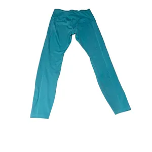 Avia womens Medium 8-10 Teal Athletic Leggings Side Pocket Stretch Yoga Pantss thumbnail 2