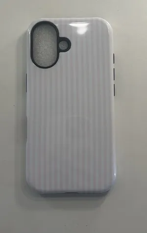 Boutique Pink Stripped iPhone Case thumbnail 1
