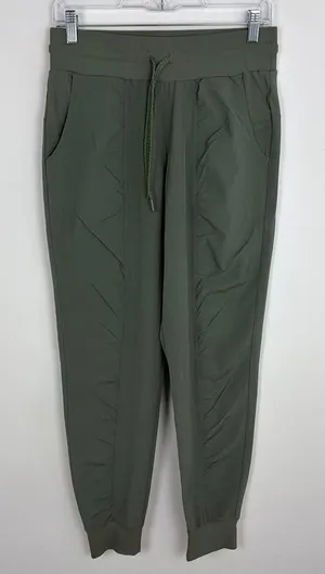 Kyodan Green Joggers Athletic Pants Drawstring Pockets Athleisure Small Petite thumbnail 1