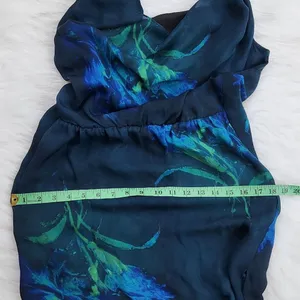Haute Hippie 46G Sleeveless Silk Cowl Open‎ Draped Back Cocktail Dress XS thumbnail 9