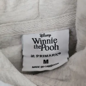 Disney Winnie the Pooh Graphic Pullover Hoodie Gray Women’s Medium thumbnail 5