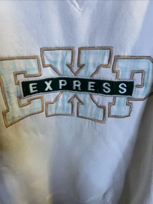 Vintage 1990’s Express Oversized Sweatshirt Size XL thumbnail 5