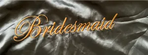 Sage Green Bridesmaid Satin Robe thumbnail 5