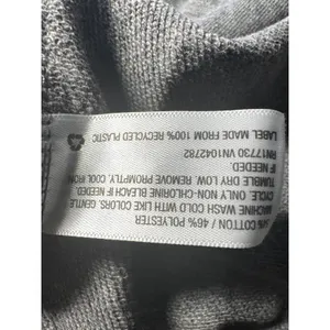 Wild Fable Heather Grey Cropped Polo Sweatshirt Womens‎ Medium NWT 331115874 thumbnail 6