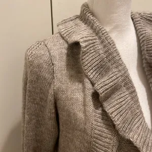 Chico’s taupe cardigan medium thumbnail 2
