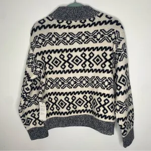 A New Day Fair Isle Mock Neck Cheers Sparkle Sweater in XS thumbnail 3