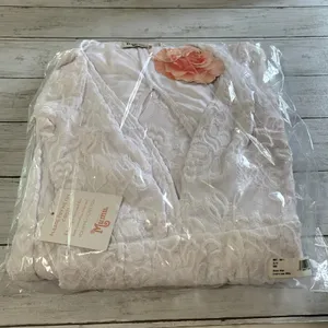 NWT Show Me Your Mumu Elenor Maxi‎ Dress in Lovers Lace White thumbnail 3