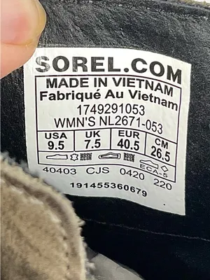 SOREL Emelie Chelsea Boots Olive/Brown Ankle Boot Sz 9.5 Waterproof Leather thumbnail 4