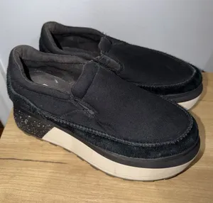 Women's UGG Australia Marin Slip On Platform Sneakers, Black, Size 9 N thumbnail 1