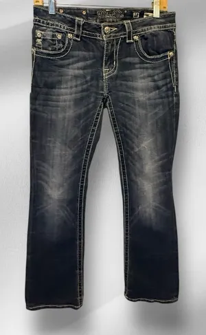 Miss Me Signature Rise‎ Boot Cut Jeans thumbnail 1