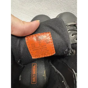Women’s Harley Davidson Maddy Riding Boot Size 7.5 Black Grunge Goth Moto D84189 thumbnail 6