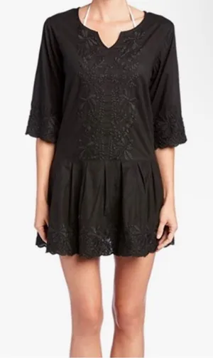 PilyQ Embroidered Swim Cover Up Dress Size XS/S thumbnail 1