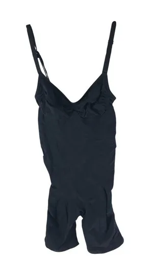 Skims Seamless Sculpt Strapless Shortie Shapewear Shorts Bodysuit Black M thumbnail 1