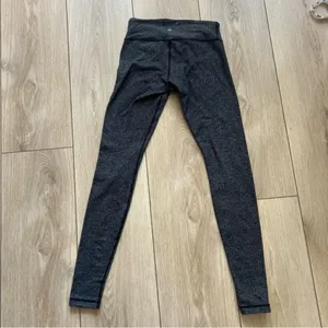 Lululemon Wunder Under Pant III Heathered Herringbone Heathered Black Size 6 thumbnail 15