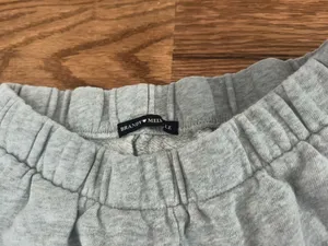 Grey Cuffed Brandy Melville Sweatpants thumbnail 2