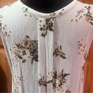 Free People Snap Out of It Tree Swing Tunic Mini Dress Faded Floral‎ Size Medium thumbnail 11
