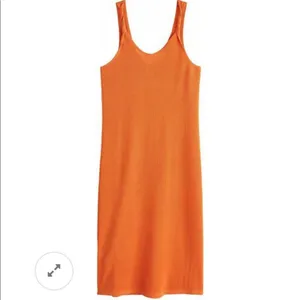 NWOT Mango orange midi dress thumbnail 5