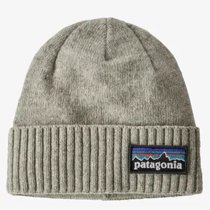 Patagonia Heather Gray Ribbed Beanie thumbnail 1