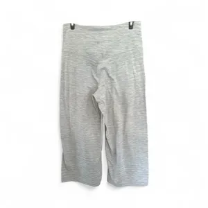 Lululemon Women's Align Higher Rise White Stripe Print Size 8 Wide Leg thumbnail 2