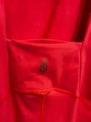 NWT Free People Movement ‘Never Better’ Neon Coral Women’s size XS Jumpsuit thumbnail 3