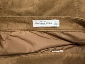 Abercrombie Skirt Mini Suede Brown thumbnail 3
