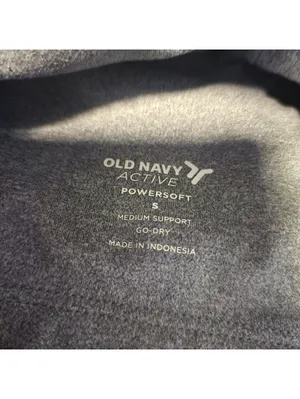 Old Navy Active Powersoft Medium Support Sports Bra in Gray, Size Small thumbnail 5