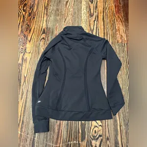 Fabletics Black Zip-Up Jacket thumbnail 3