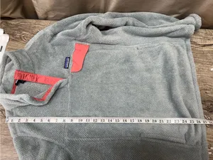 Patagonia Re-Tool Snap T fleece with orange accents‎ size xl thumbnail 4