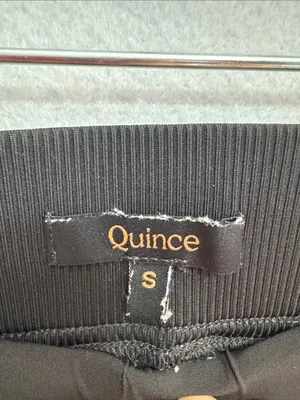 Quince Black Women's Athletic Track pants thumbnail 2