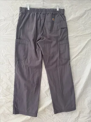 Carhartt Y2K Women's Wide Leg Cargo Pants in Dark Gray thumbnail 4